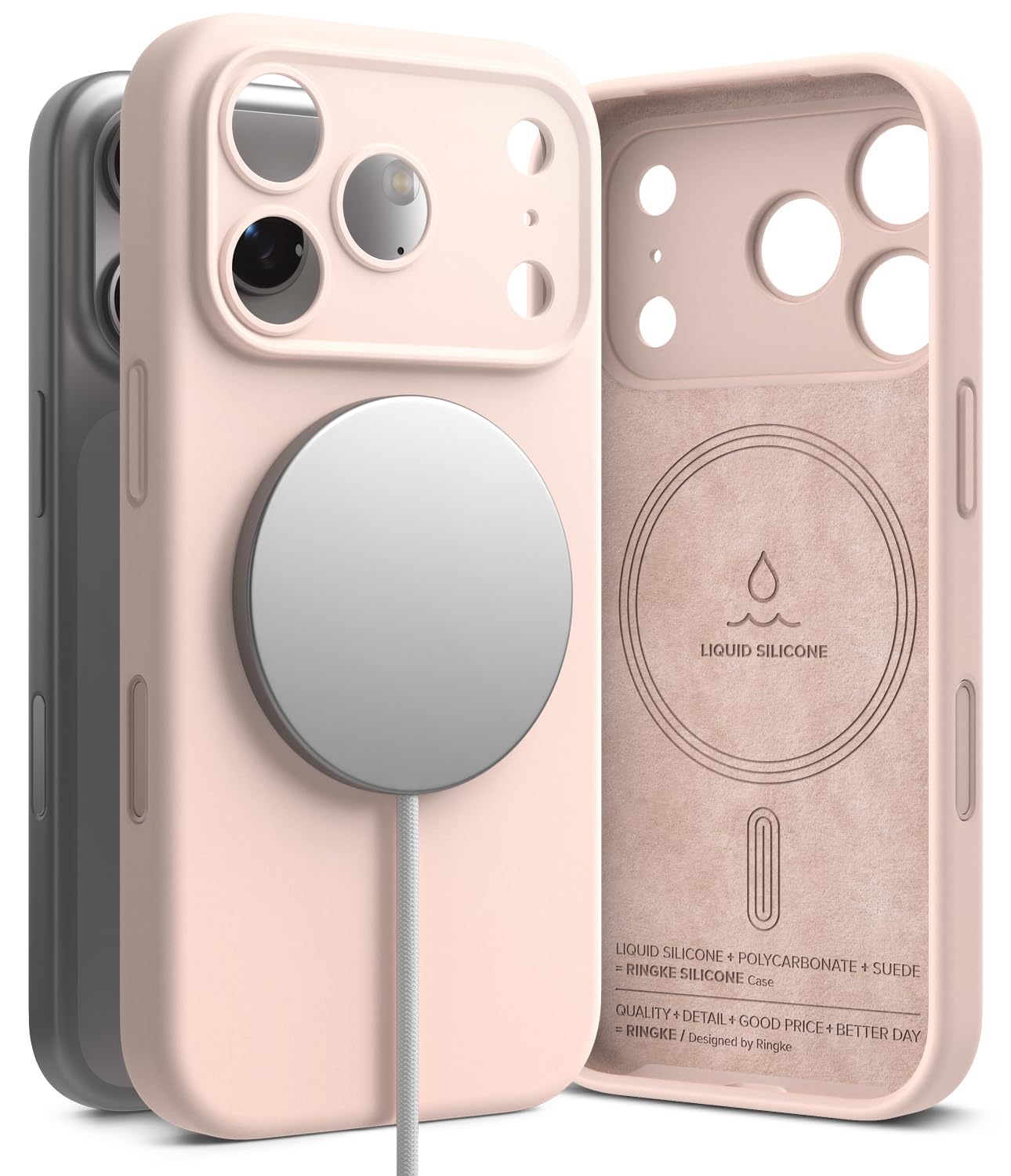 Amazon.co.jp: 【Ringke】 iPhone 17 Pro ケース SILICONE MAGNETIC